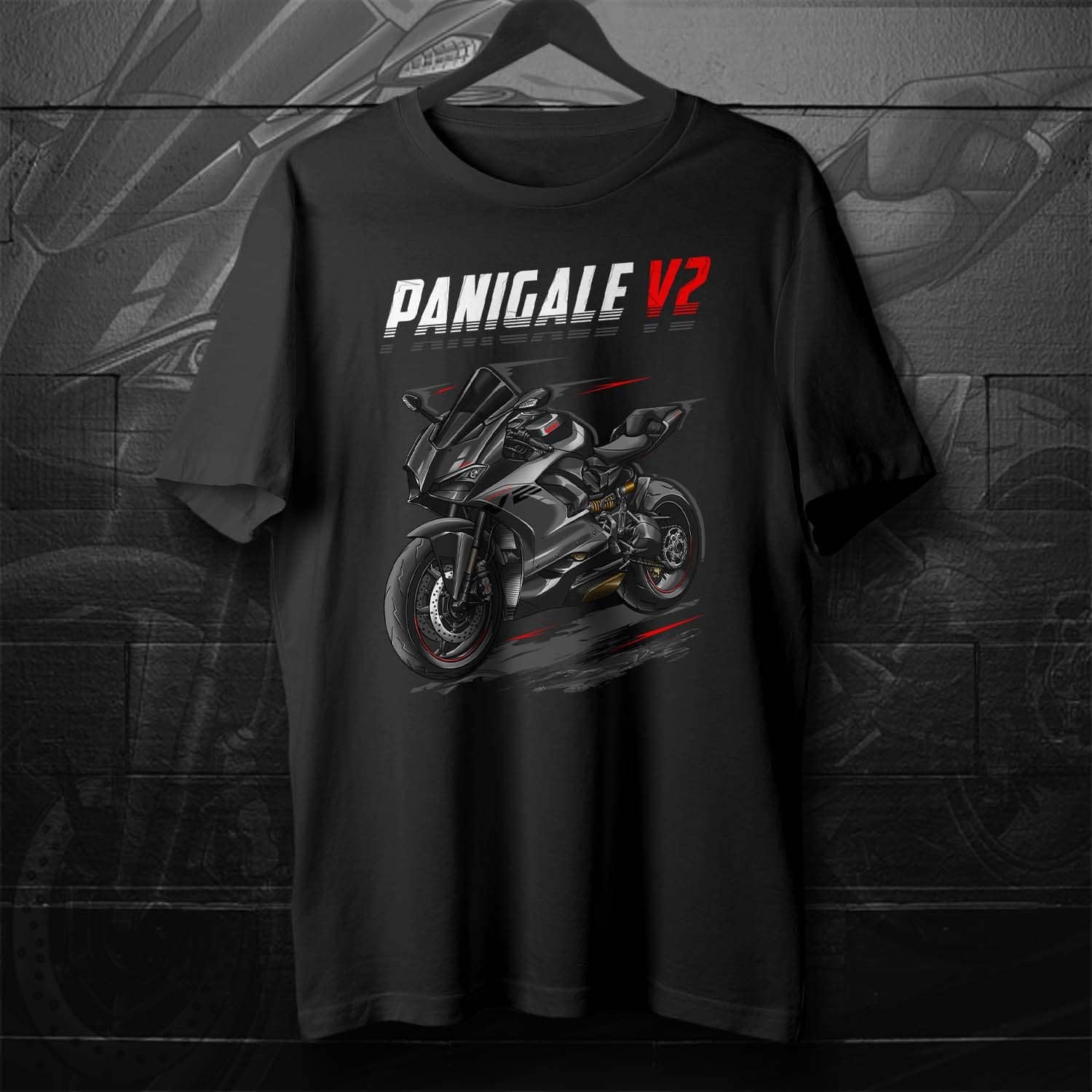 Ducati Panigale V2 T-Shirt - Motorcycle Tee Shirt for Sportbike Riders