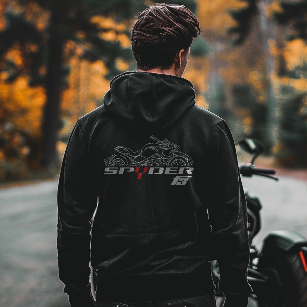 Can-Am Spyder F3 Hoodie - Motorcycle Sweatshirt for Riders