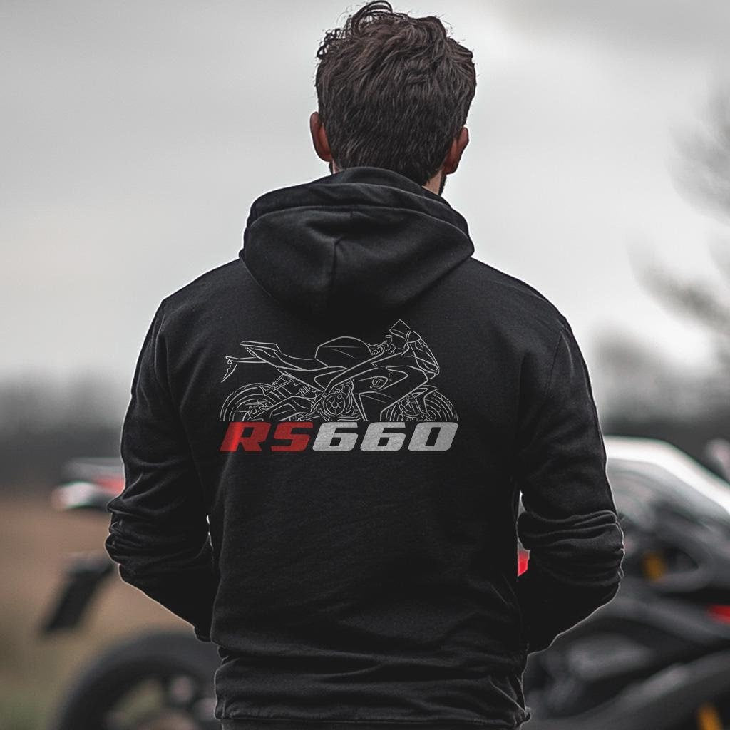Aprilia RS 660 Inspired Hoodie - Motorcycle Sweatshirt for Riders