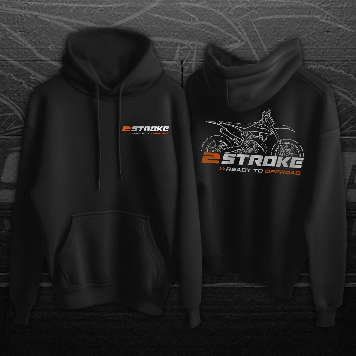 KTM 125 XC Hoodie - Motorcycle Sweatshirt for Riders