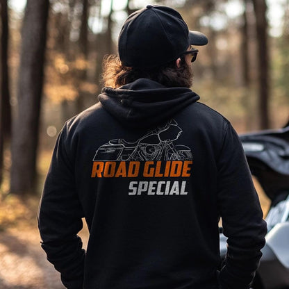 Harley-Davidson Road Glide Special FLTRXS Inspired Hoodie - Biker Motorcycle Sweatshirt