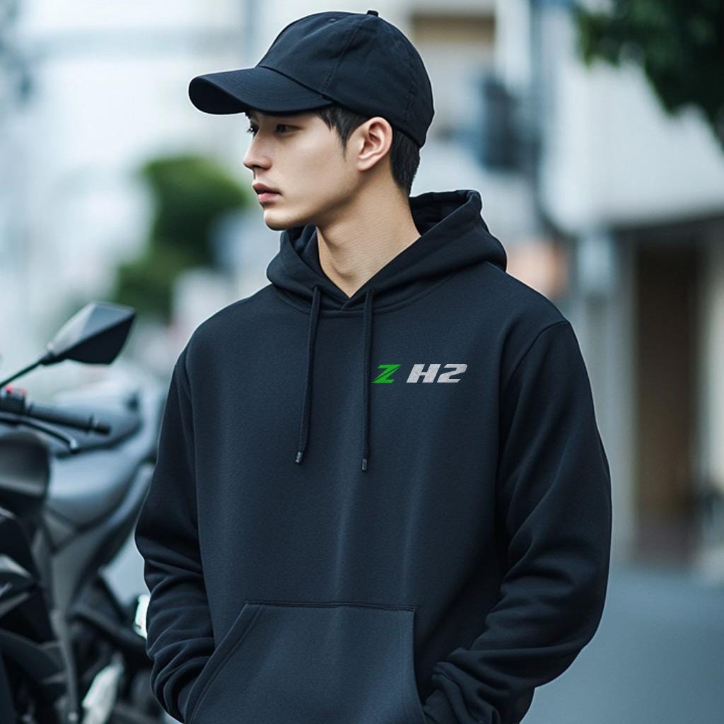 Kawasaki Z H2 Inspired Hoodie - Motorcycle Sweatshirt for Riders