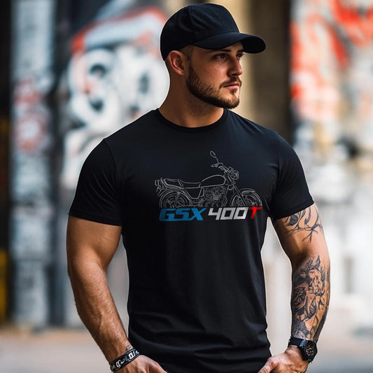 Suzuki GSX400T Inspired T-Shirt - Motorcycle Tee Shirt for Riders