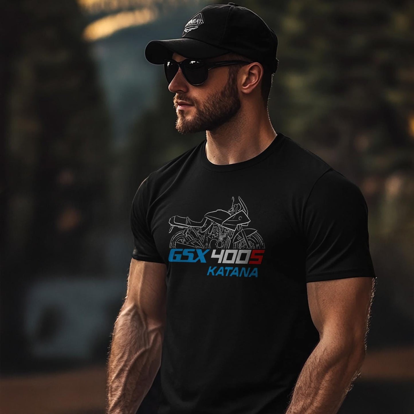 Suzuki GSX400S Katana Inspired T-Shirt - Motorcycle Tee Shirt for Riders