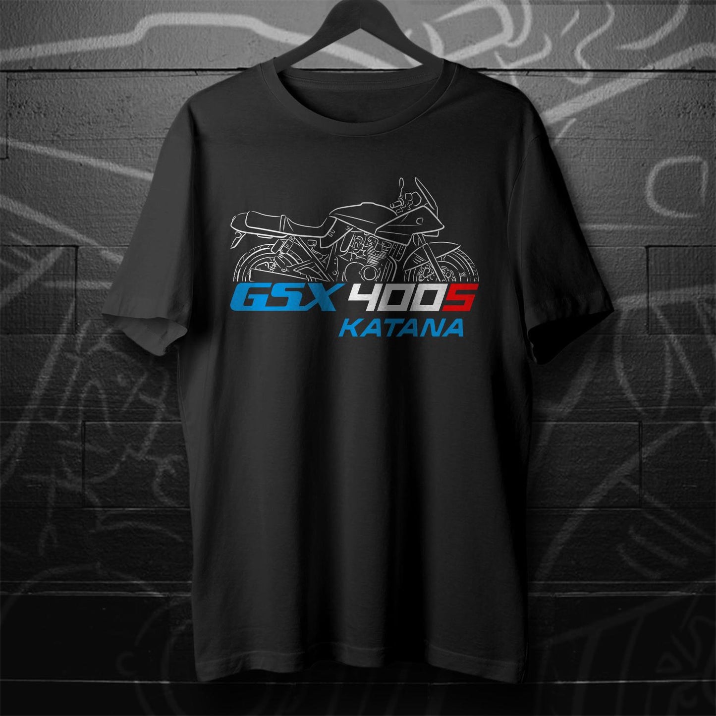 Suzuki GSX400S Katana Inspired T-Shirt - Motorcycle Tee Shirt for Riders