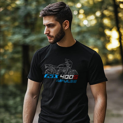 Suzuki GSX400S Impulse Inspired T-Shirt - Motorcycle Tee Shirt for Riders