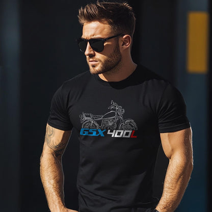 Suzuki GSX400L Inspired T-Shirt - Motorcycle Tee Shirt for Riders