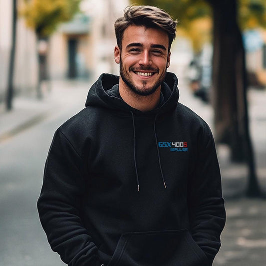 Suzuki GSX400S Impulse Inspired Hoodie - Motorcycle Sweatshirt for Riders