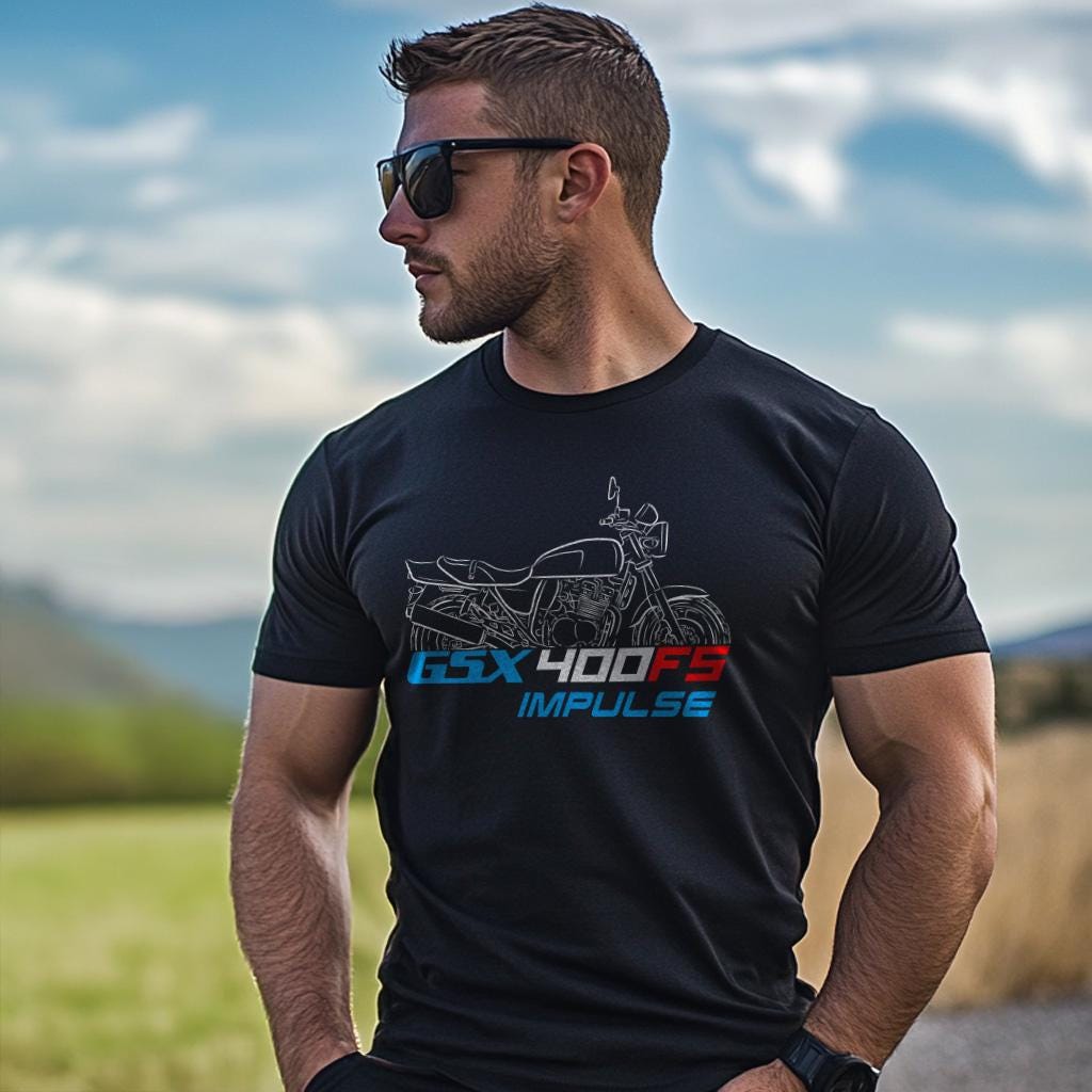 Suzuki GSX400FS Impulse 1982 Inspired T-Shirt - Motorcycle Tee Shirt for Riders