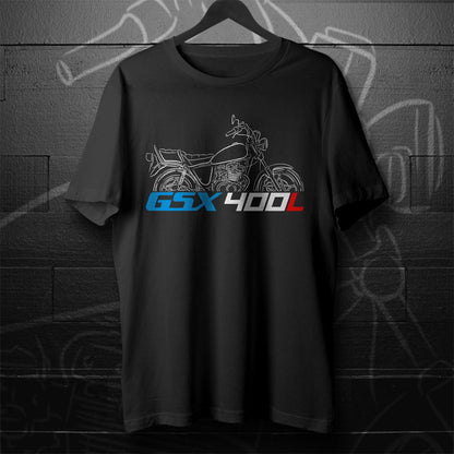 Suzuki GSX400L Inspired T-Shirt - Motorcycle Tee Shirt for Riders
