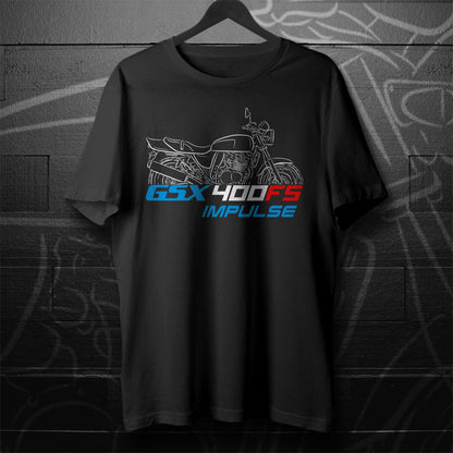 Suzuki GSX400FS Impulse 1982 Inspired T-Shirt - Motorcycle Tee Shirt for Riders