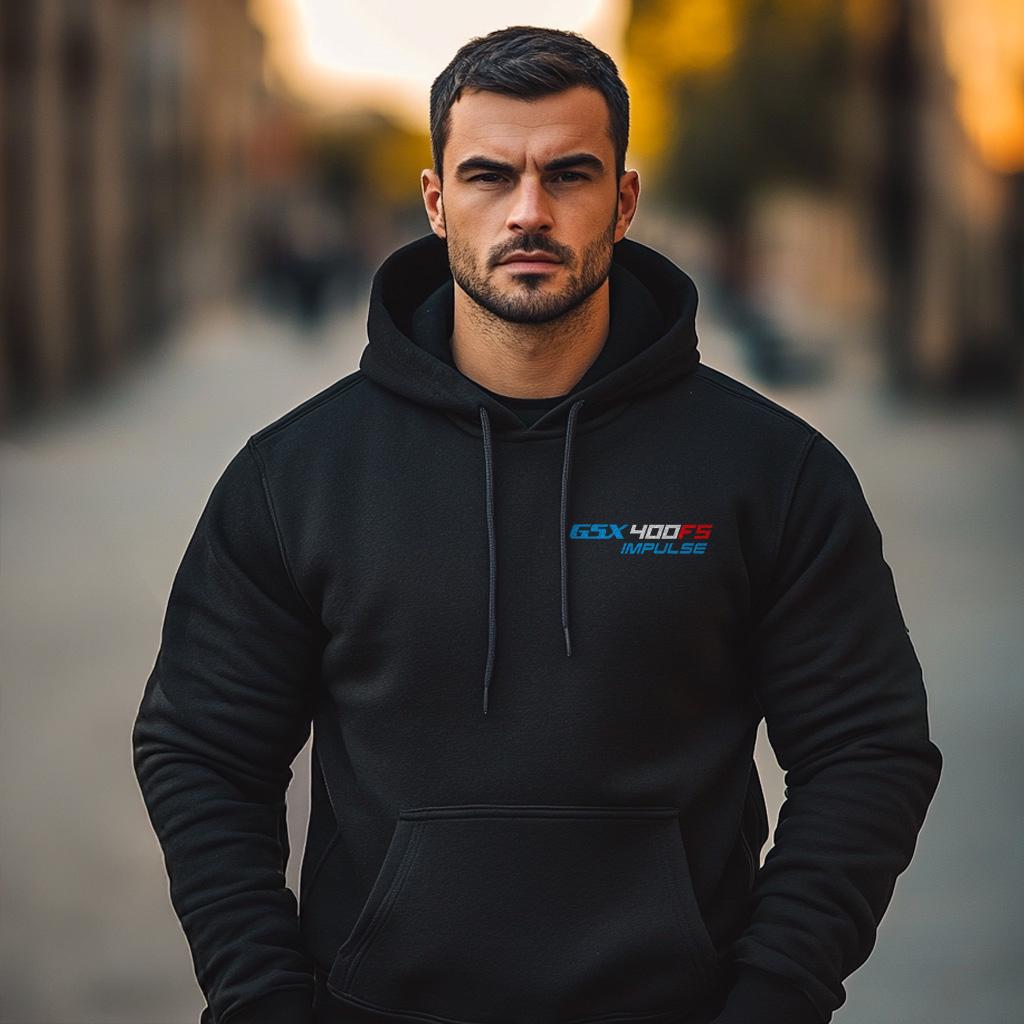 Suzuki GSX400FS Impulse 1982 Inspired Hoodie - Motorcycle Sweatshirt for Riders