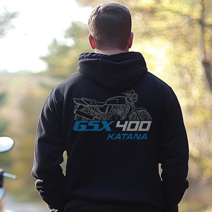 Suzuki GSX 400 Impulse Inspired Hoodie - Motorcycle Sweatshirt for Riders