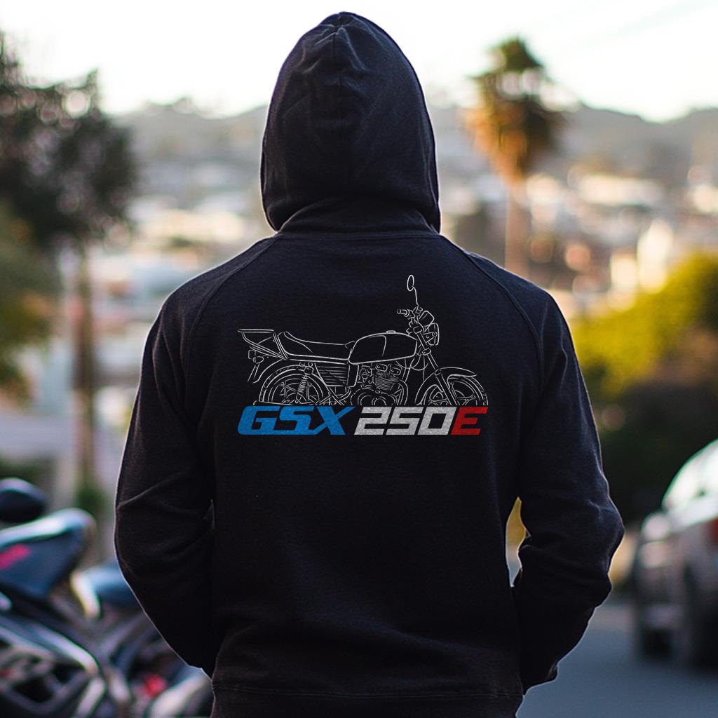 Suzuki GSX250E Inspired Hoodie - Motorcycle Sweatshirt for Riders