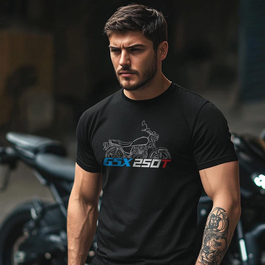 Suzuki GSX250T 1981 Inspired T-Shirt - Motorcycle Tee Shirt for Riders