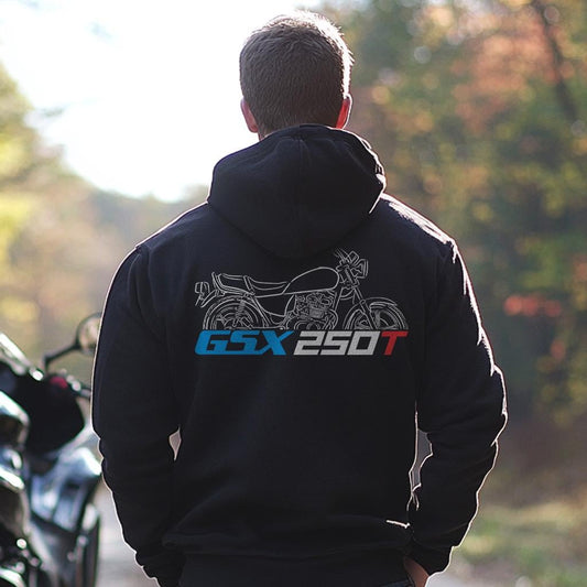 Suzuki GSX250T 1981 Inspired Hoodie - Motorcycle Sweatshirt for Riders