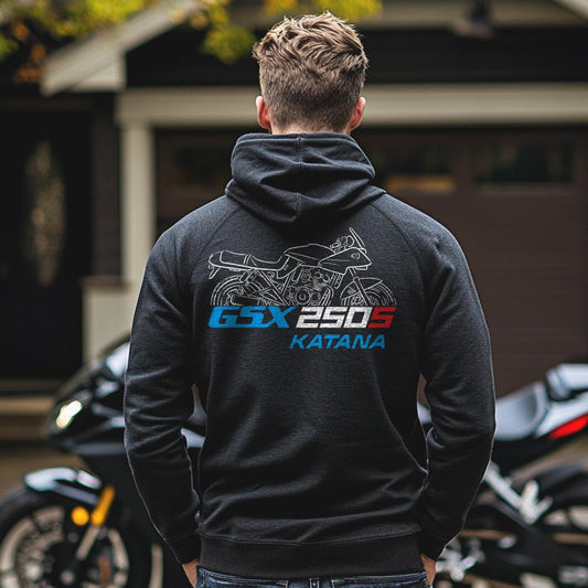 Suzuki GSX250S Katana Inspired Hoodie - Motorcycle Sweatshirt for Riders