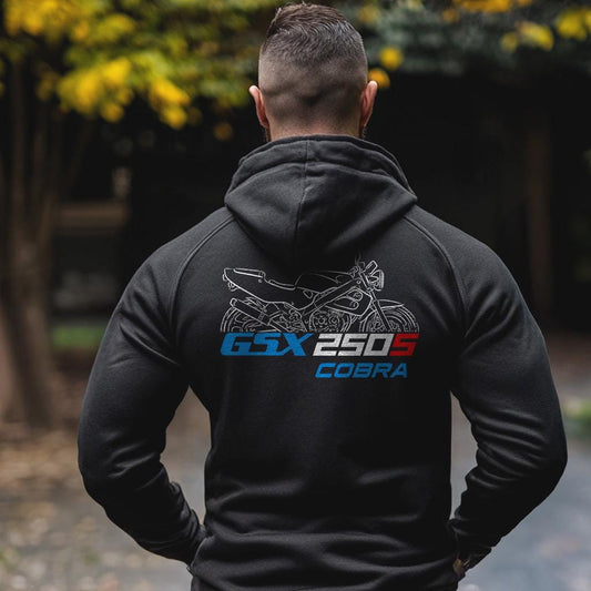 Suzuki GSX250S Cobra 1989 Inspired Hoodie - Motorcycle Sweatshirt for Riders