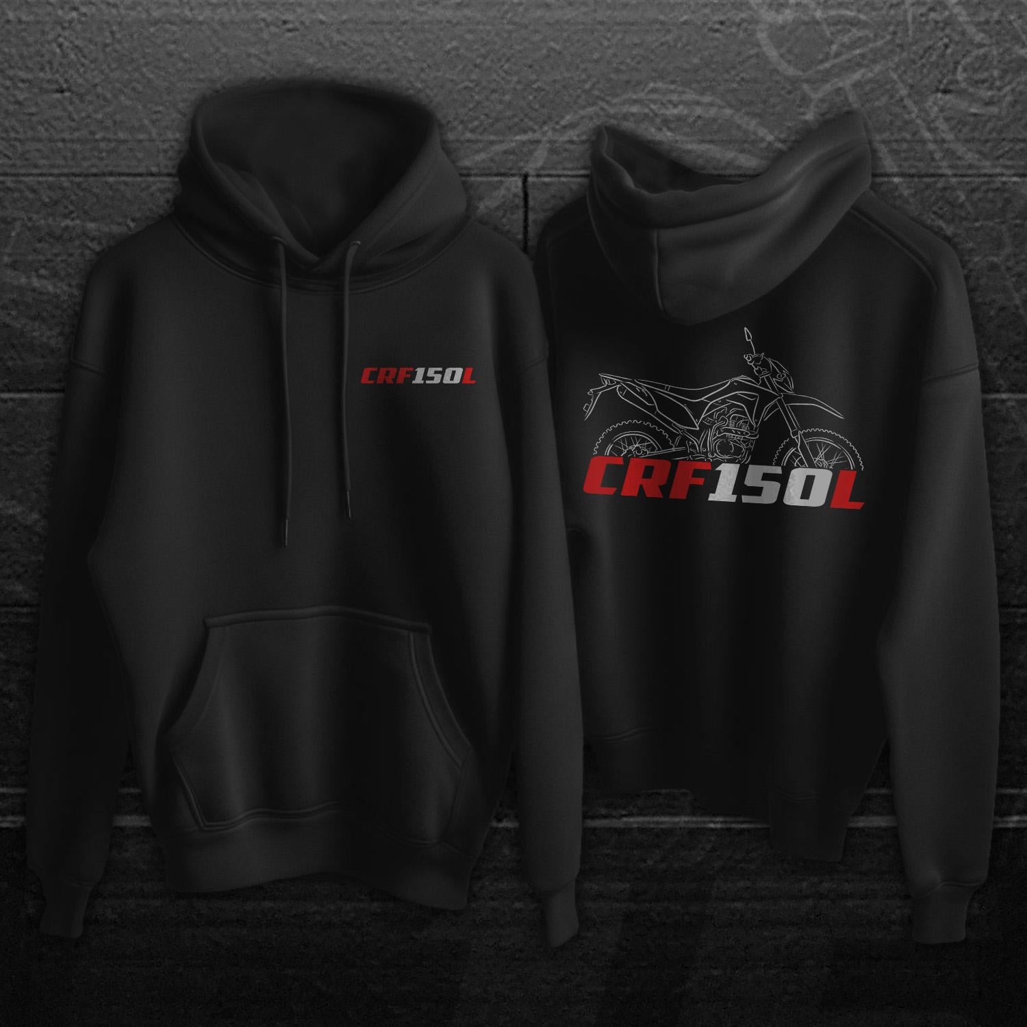 Honda CRF150 | F | L & R Inspired Hoodie - Motorcycle Sweatshirt