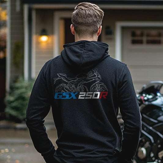 Suzuki GSX250R Inspired Hoodie - Motorcycle Sweatshirt for Riders