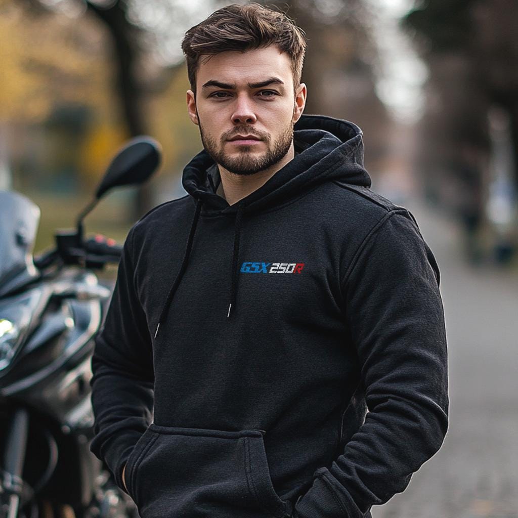 Suzuki GSX250R Inspired Hoodie - Motorcycle Sweatshirt for Riders