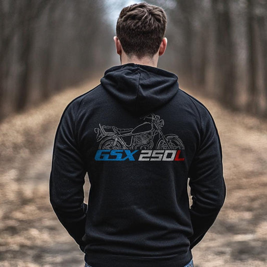 Suzuki GSX250L 1981 Inspired Hoodie - Motorcycle Sweatshirt for Riders
