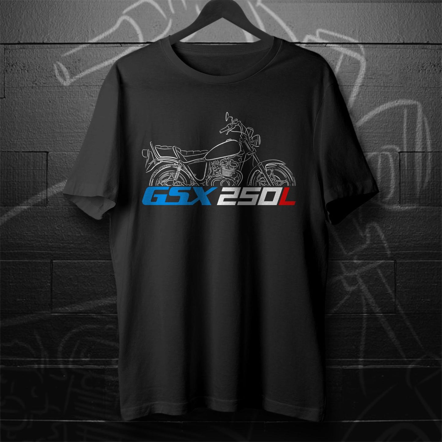 Suzuki GSX250L 1981 Inspired T-Shirt - Motorcycle Tee Shirt for Riders
