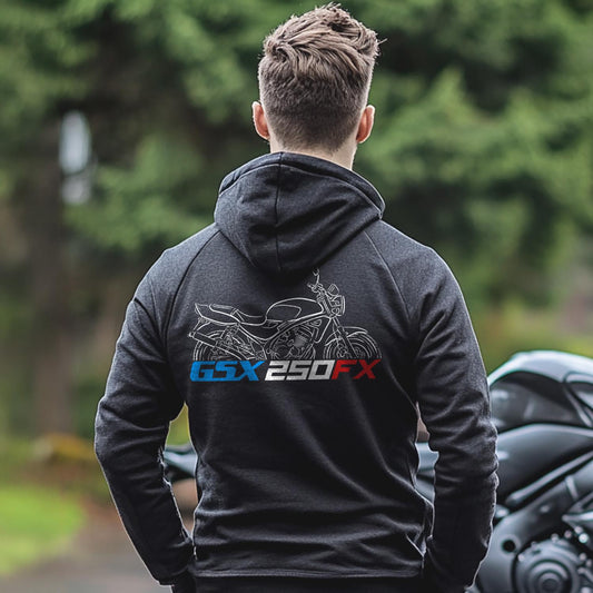 Suzuki GSX250FX Inspired Hoodie - Motorcycle Sweatshirt for Riders
