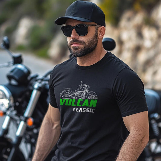 Kawasaki VN900 Vulcan 900 Inspired T-Shirt - Motorcycle Tee Shirt for Riders