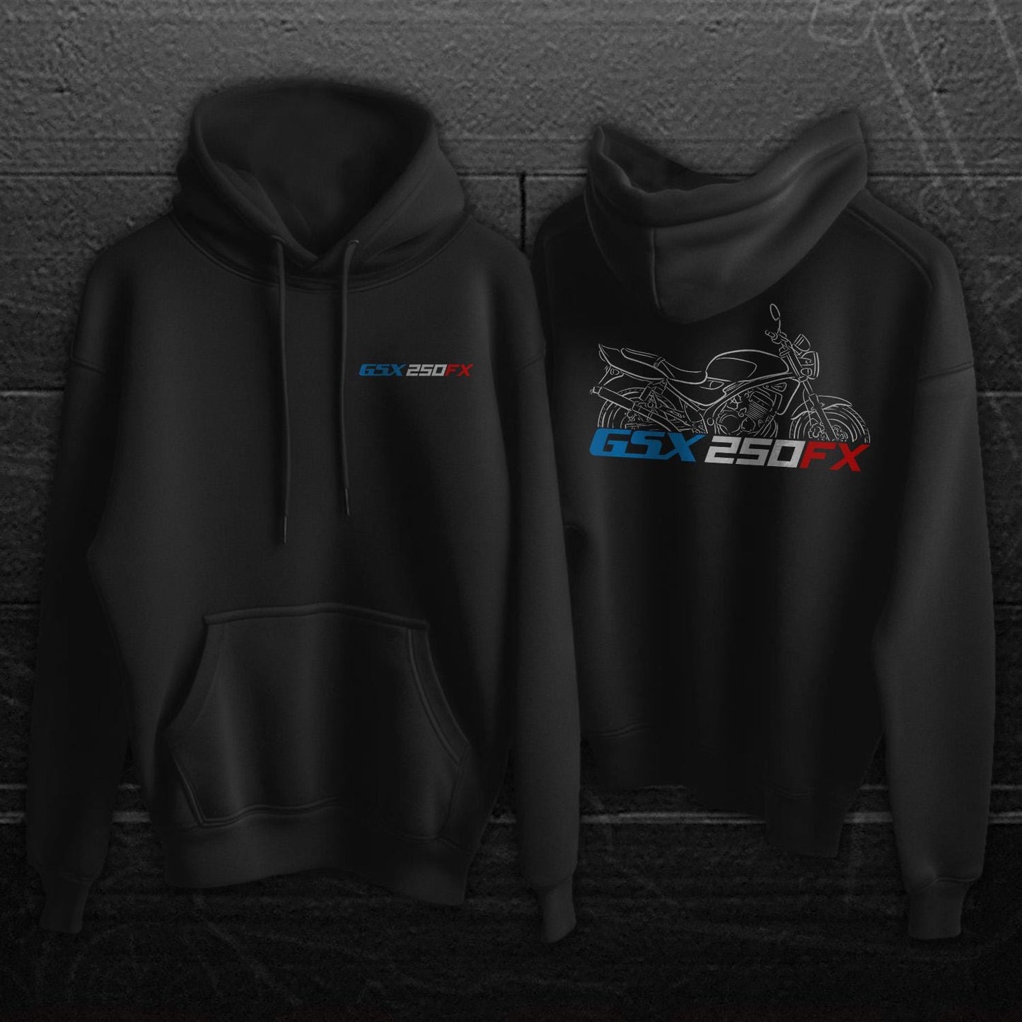 Suzuki GSX250FX Inspired Hoodie - Motorcycle Sweatshirt for Riders