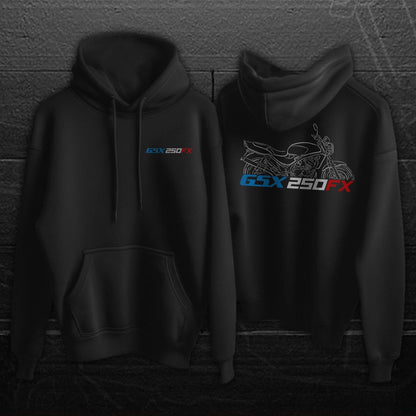 Suzuki GSX250FX Inspired Hoodie - Motorcycle Sweatshirt for Riders