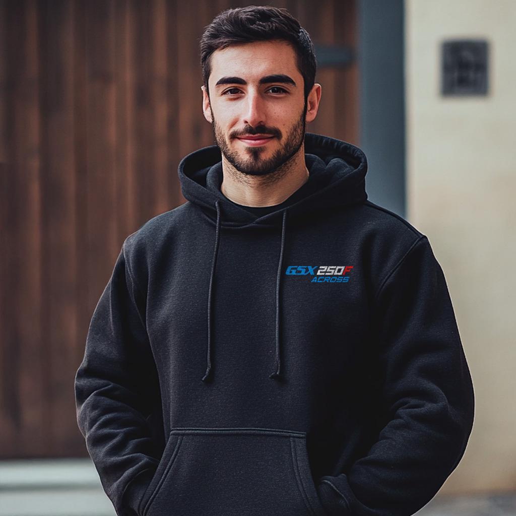 Suzuki GSX 250F Across Inspired Hoodie - Motorcycle Sweatshirt for Riders