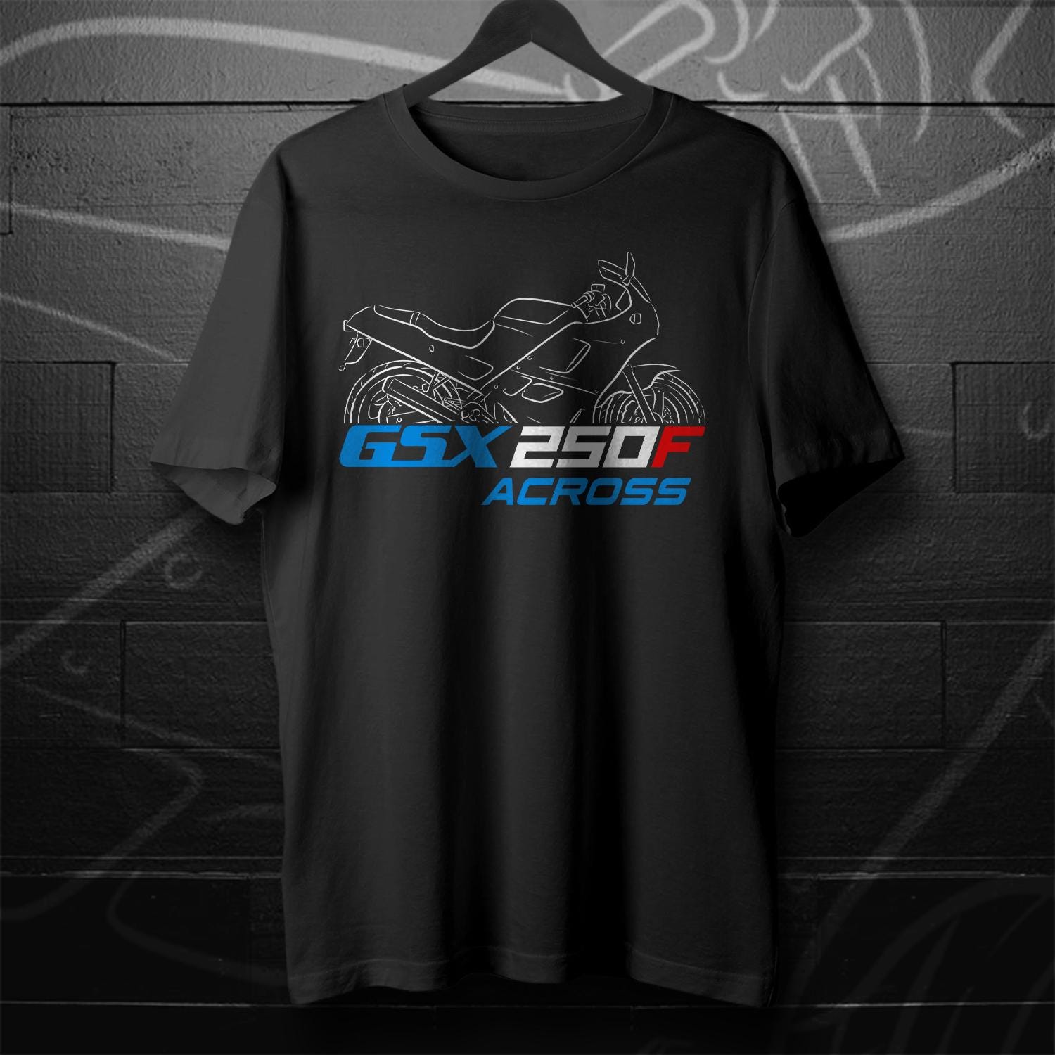 Suzuki GSX 250F Across Inspired T-Shirt - Motorcycle Tee Shirt for Riders