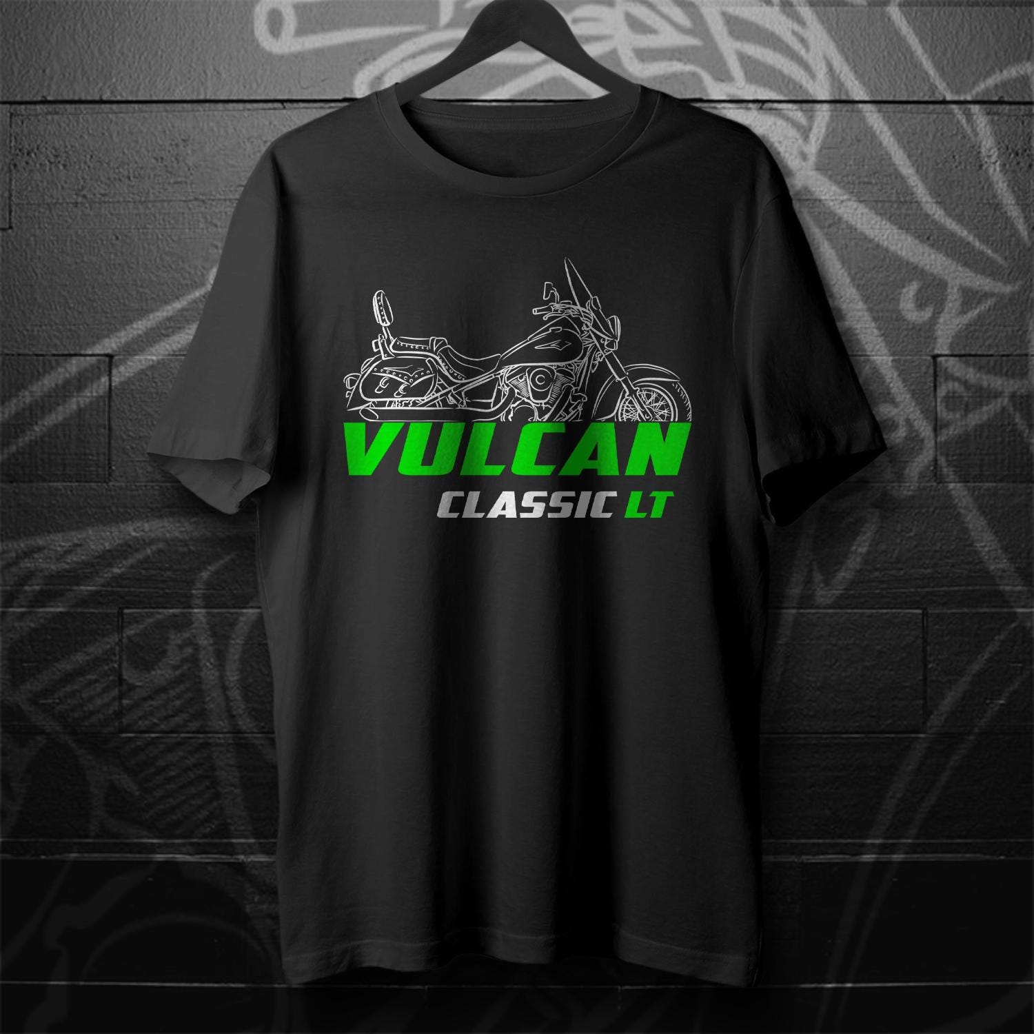 Kawasaki VN900 Vulcan 900 Inspired T-Shirt - Motorcycle Tee Shirt for Riders