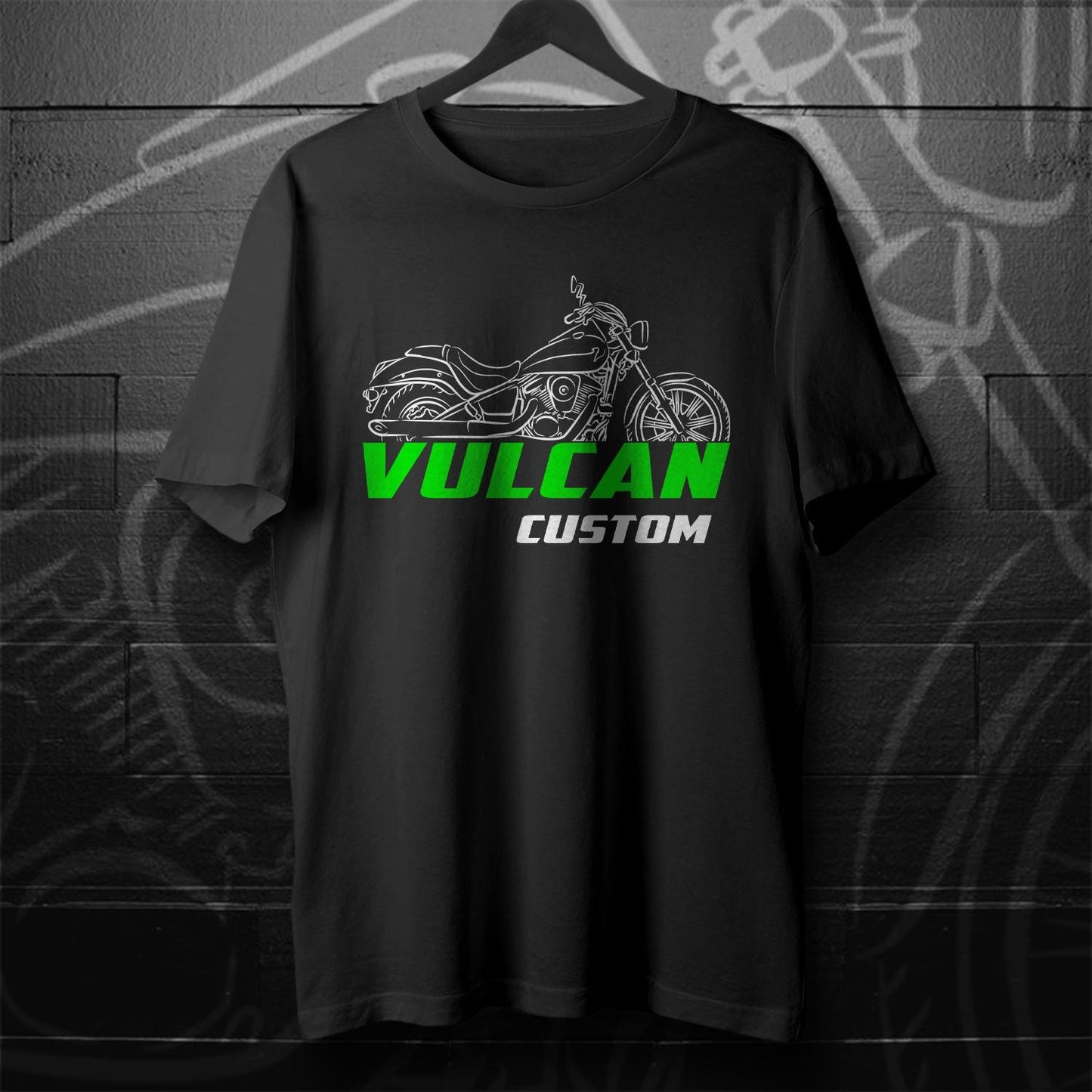 Kawasaki VN900 Vulcan 900 Inspired T-Shirt - Motorcycle Tee Shirt for Riders