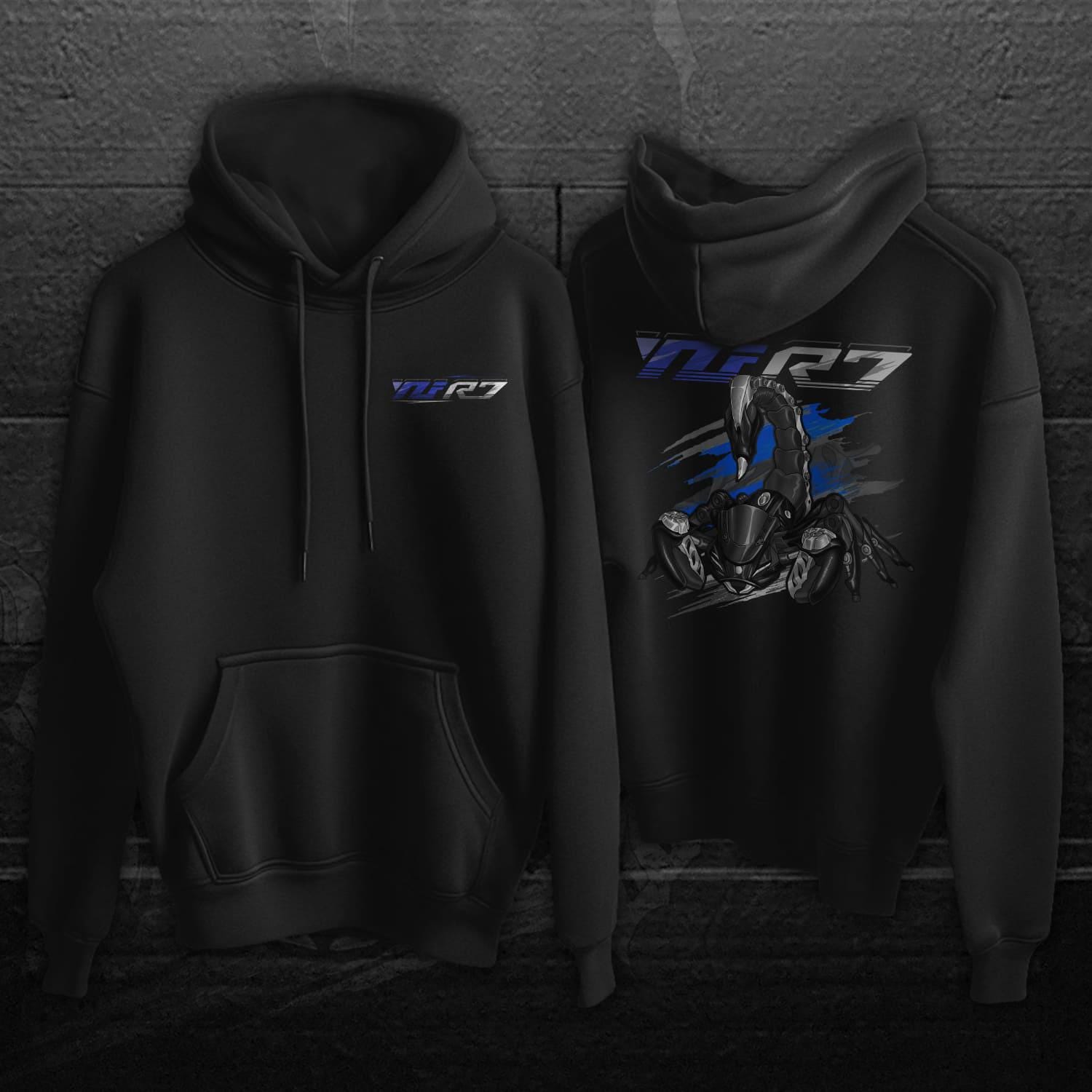 Yamaha YZF-R7 2022-24 Inspired Hoodie - Motorcycle Sweatshirt for Rider