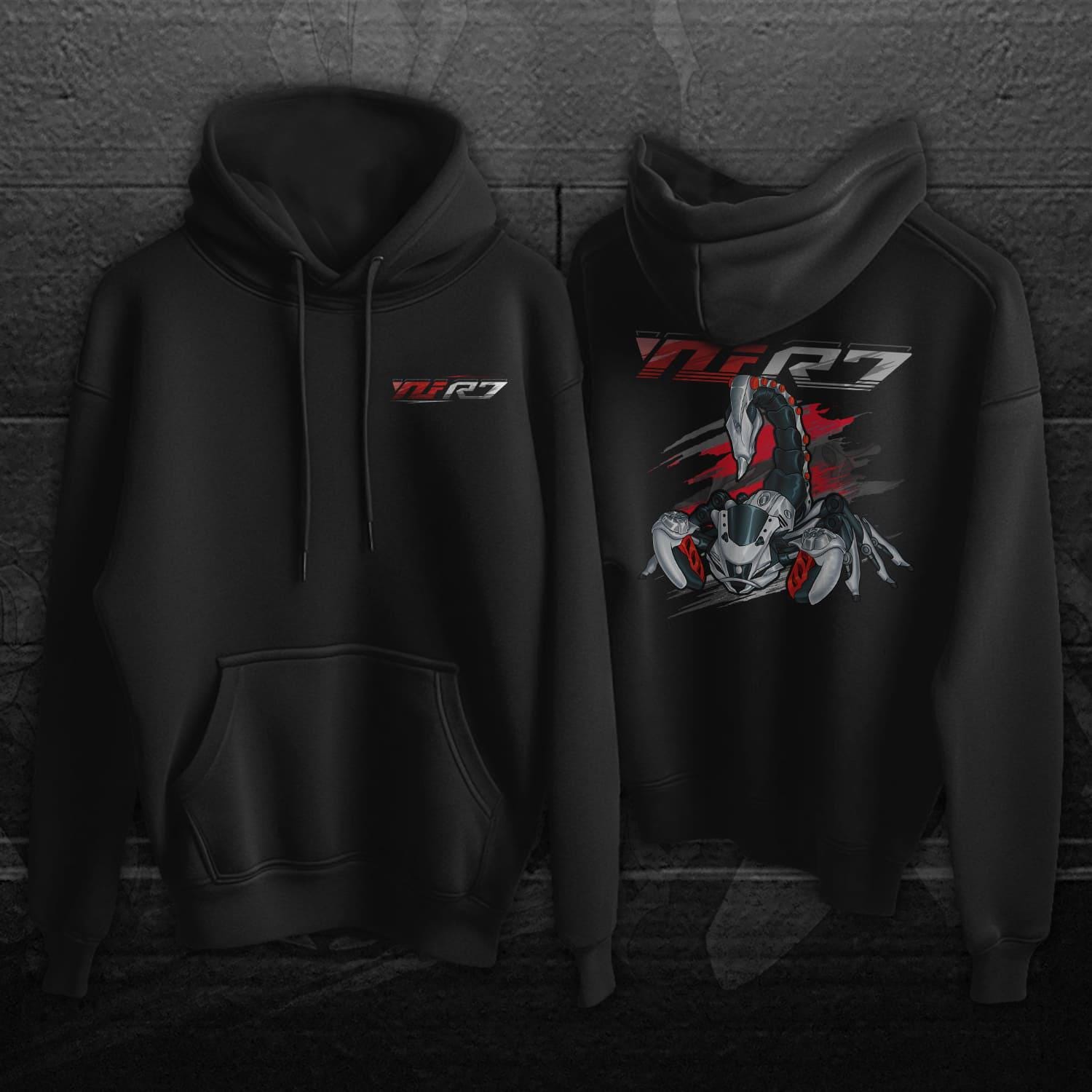 Yamaha YZF-R7 2022-24 Inspired Hoodie - Motorcycle Sweatshirt for Rider