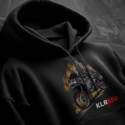 Kawasaki KLR 650 2022-24 Hoodie - Motorcycle Sweatshirt for Riders