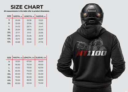 Honda NT1100 Inspired Hoodie - Motorcycle Sweatshirt for Riders