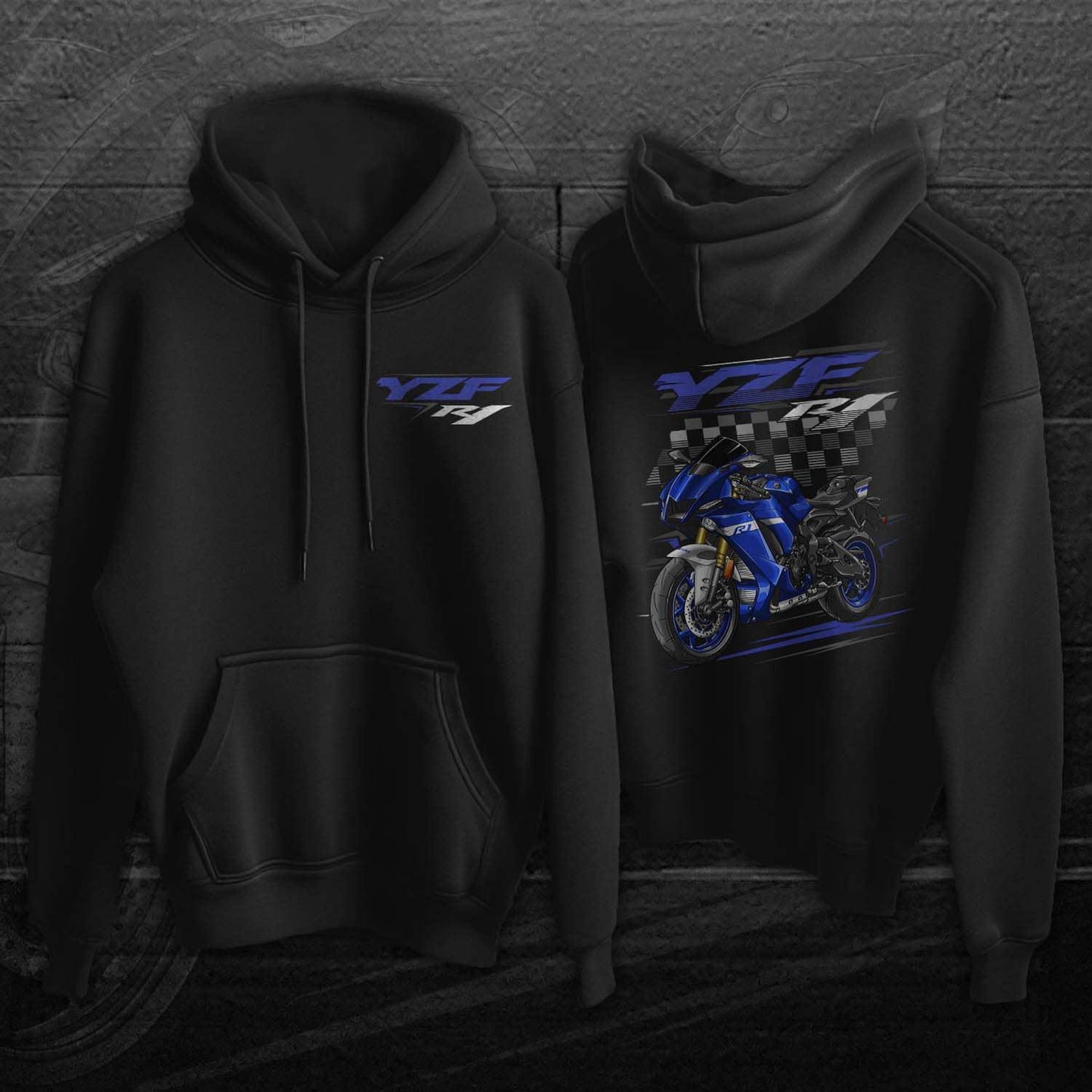 Yamaha YZF-R1 2020-23 Inspired Hoodie - Motorcycle Sweatshirt