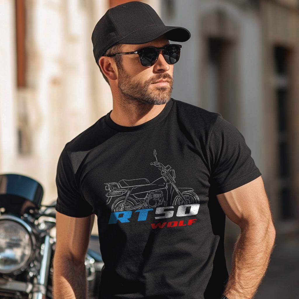 Suzuki RT50 Wolf 1982 - 1985 Inspired T-Shirt - Motorcycle Tee Shirt for Riders