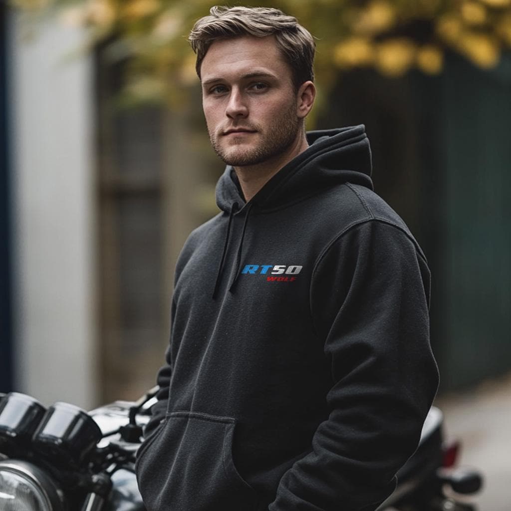Suzuki RT50 Wolf 1982 - 1985 Inspired Hoodie - Motorcycle Sweatshirt for Riders