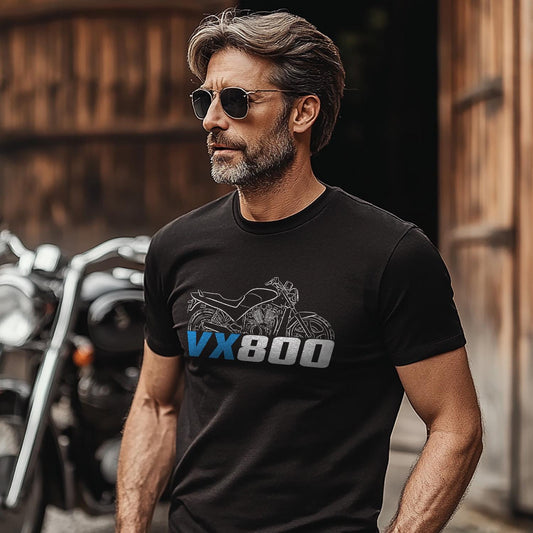 Suzuki VX800 Inspired T-Shirt - Motorcycle Tee Shirt for Riders