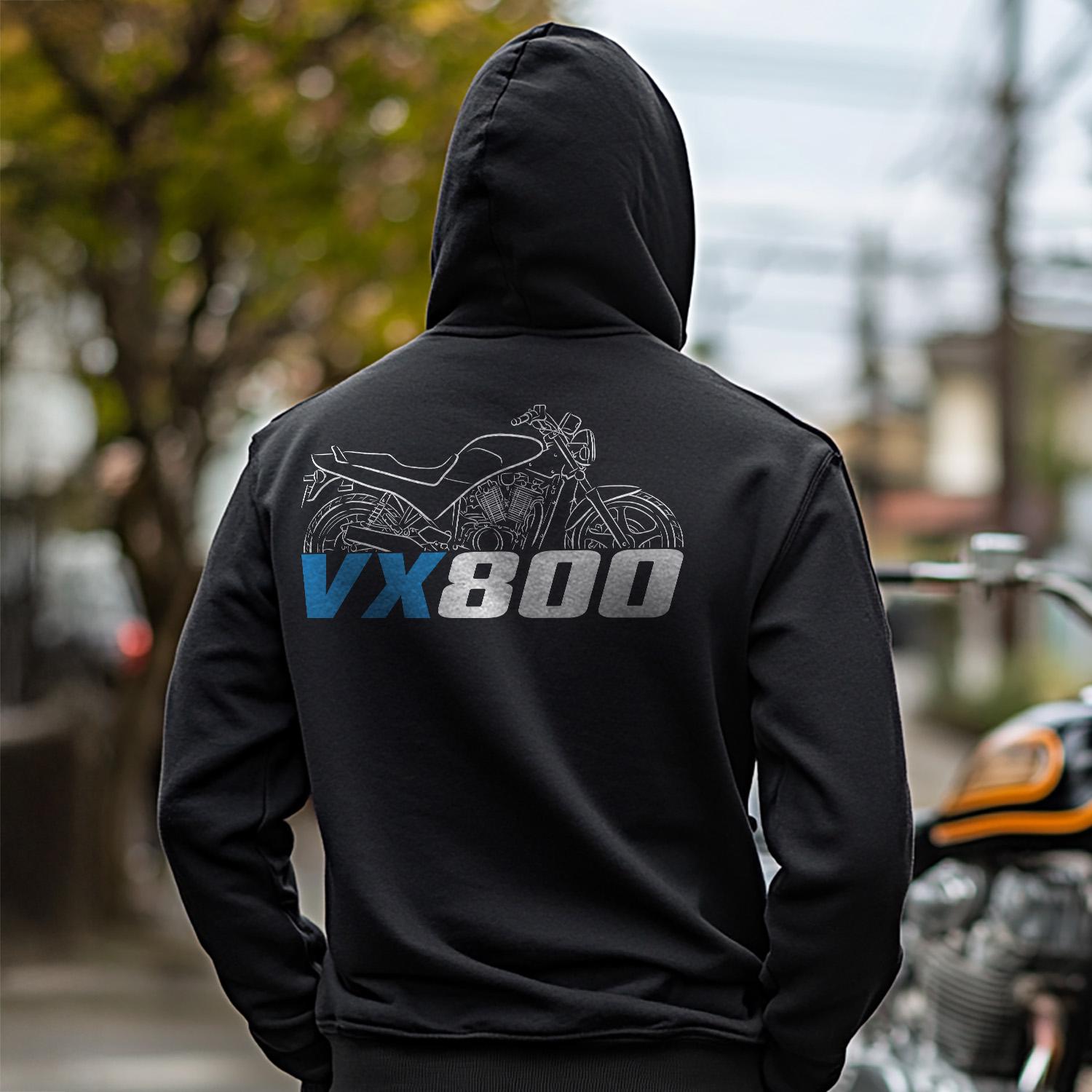 Suzuki VX800 Inspired Hoodie - Motorcycle Sweatshirt for Riders