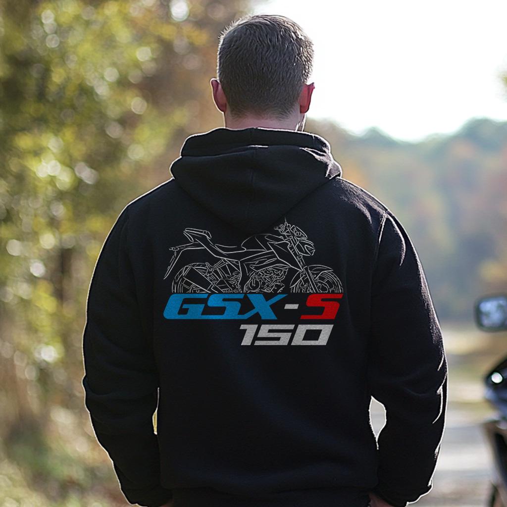 Suzuki GSX-S 150 Inspired Hoodie - Motorcycle Sweatshirt for Riders