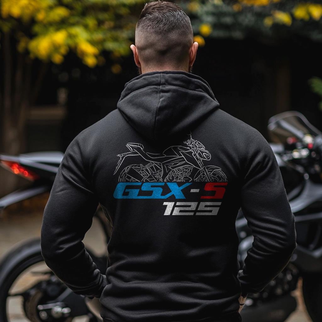 Suzuki GSX-S 125 Inspired Hoodie - Motorcycle Sweatshirt for Riders