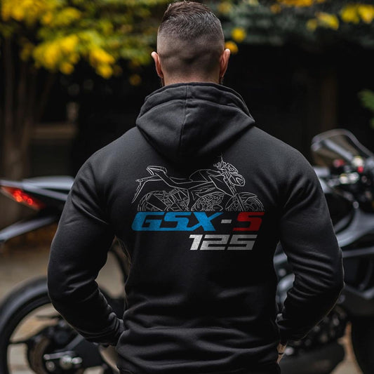 Suzuki GSX-S 125 Inspired Hoodie - Motorcycle Sweatshirt for Riders