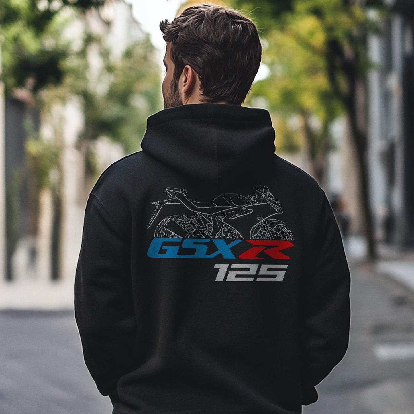 Suzuki GSX-R 125 Inspired Hoodie - Motorcycle Sweatshirt for Riders