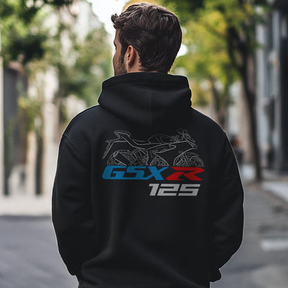 Suzuki GSX-R 125 Inspired Hoodie - Motorcycle Sweatshirt for Riders