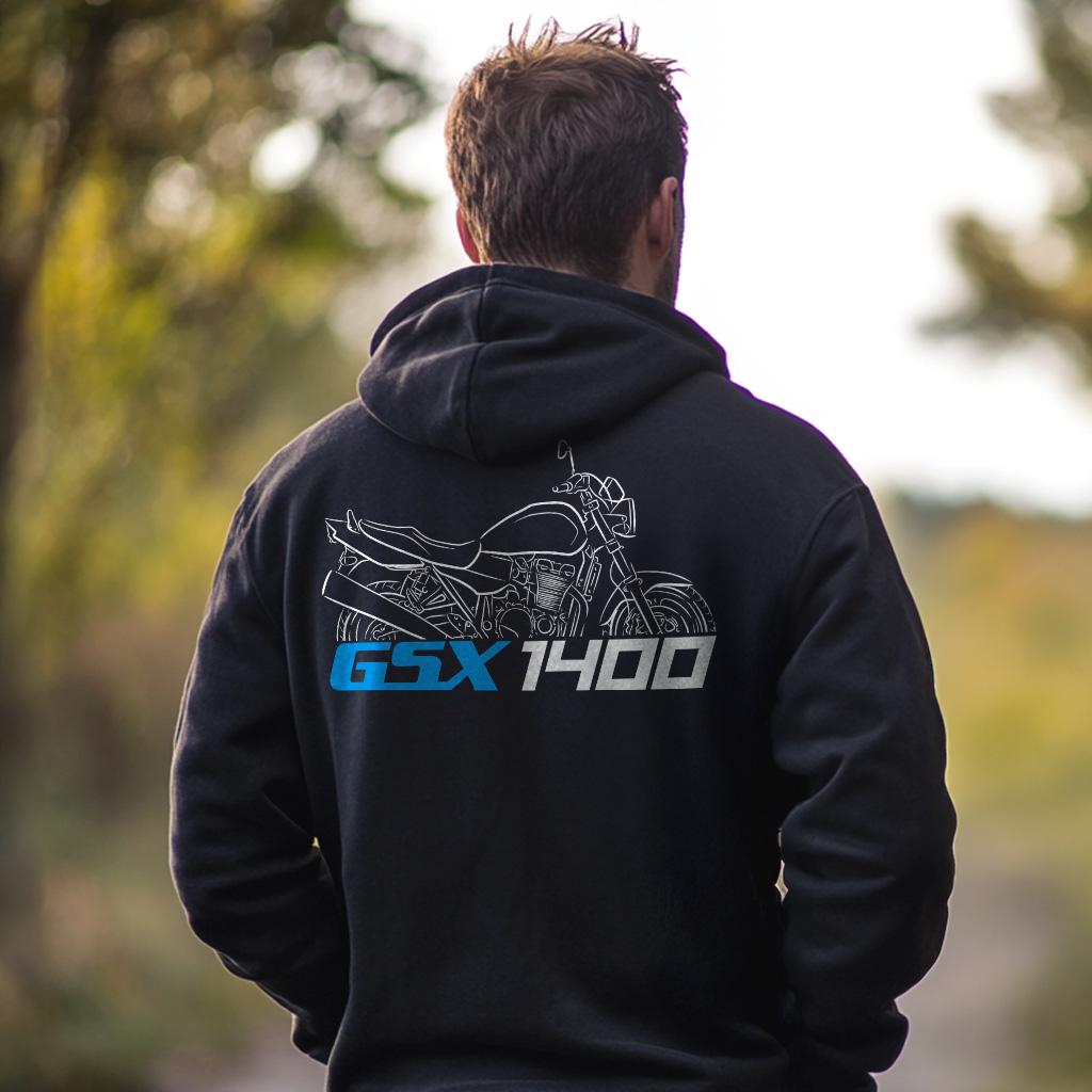 Suzuki GSX1400 Inspired Hoodie - Motorcycle Sweatshirt for Riders